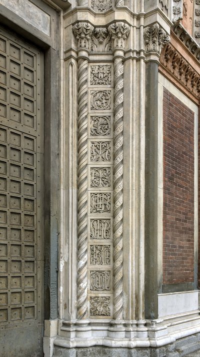 Portal Facade, Chiesa Santa Maria del Carmine, Milan, Italy by Unbekannt Unbekannt